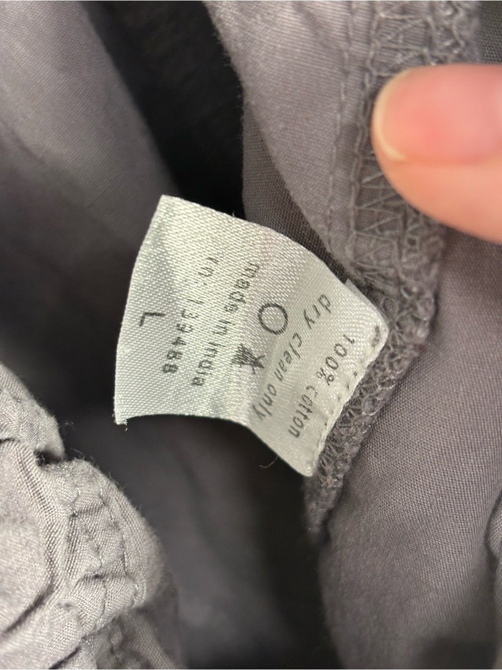 MNML Men's Cargo Drawstring Pants - Gray - Picture 5 of 7